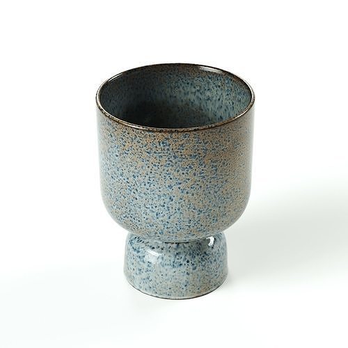 madem stoltz - plant pot blue rost L size 3D model