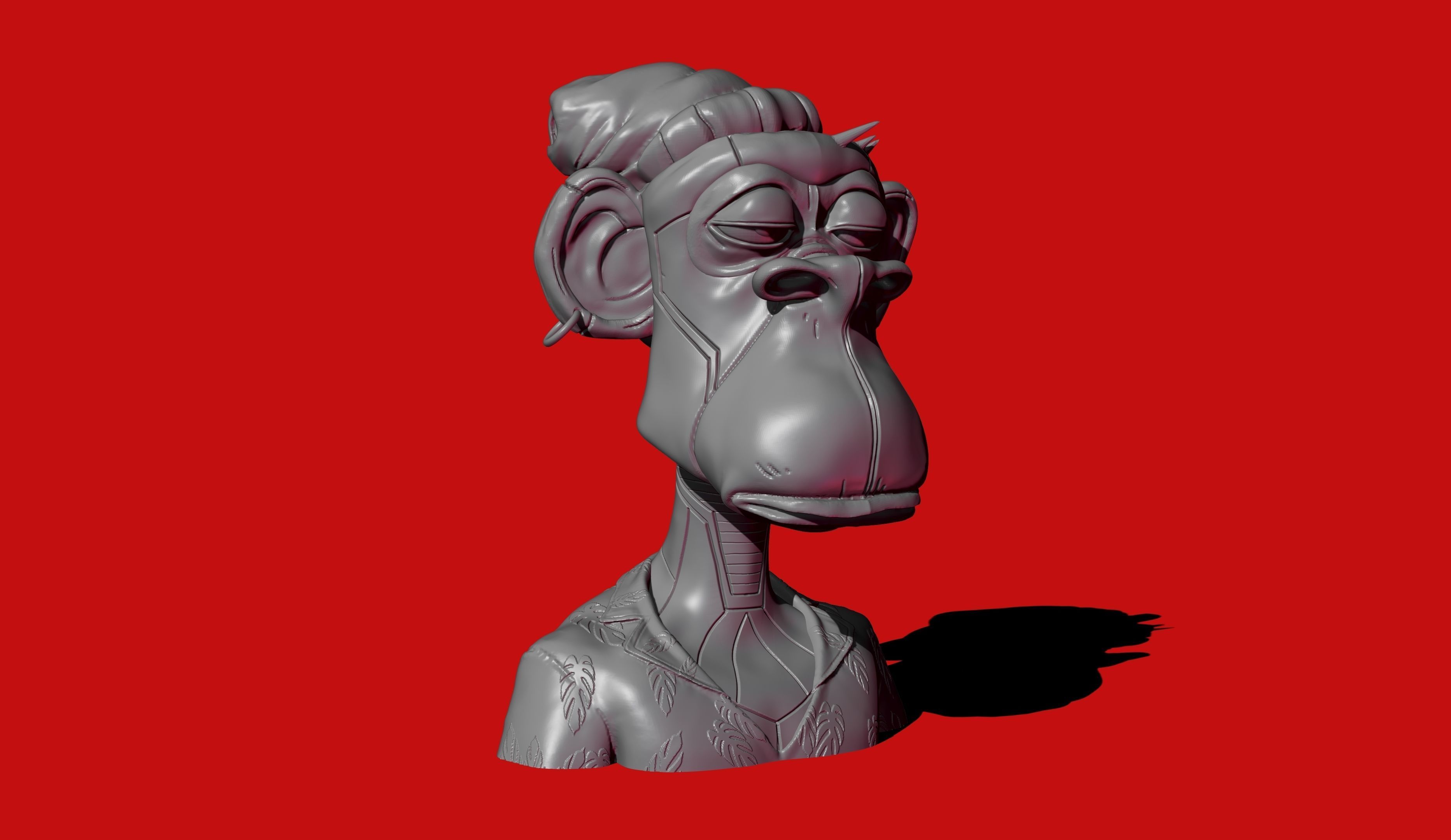 ape nft 4  3D print model_1