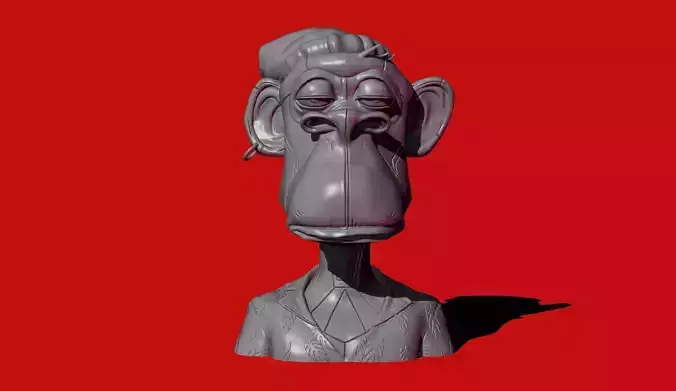 ape nft 4  3D print model