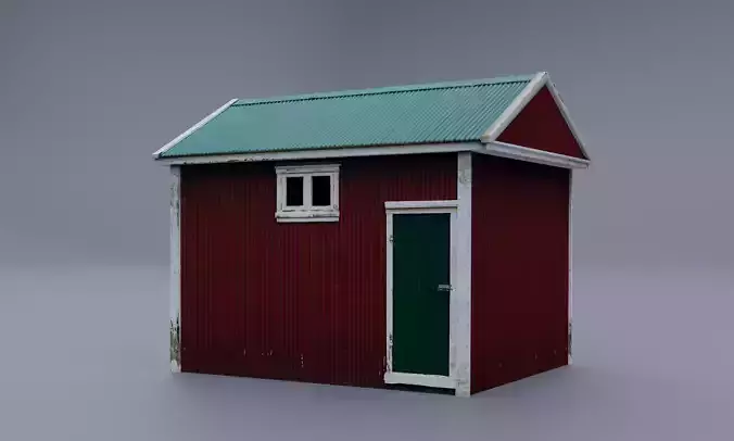 Small Painted Shed