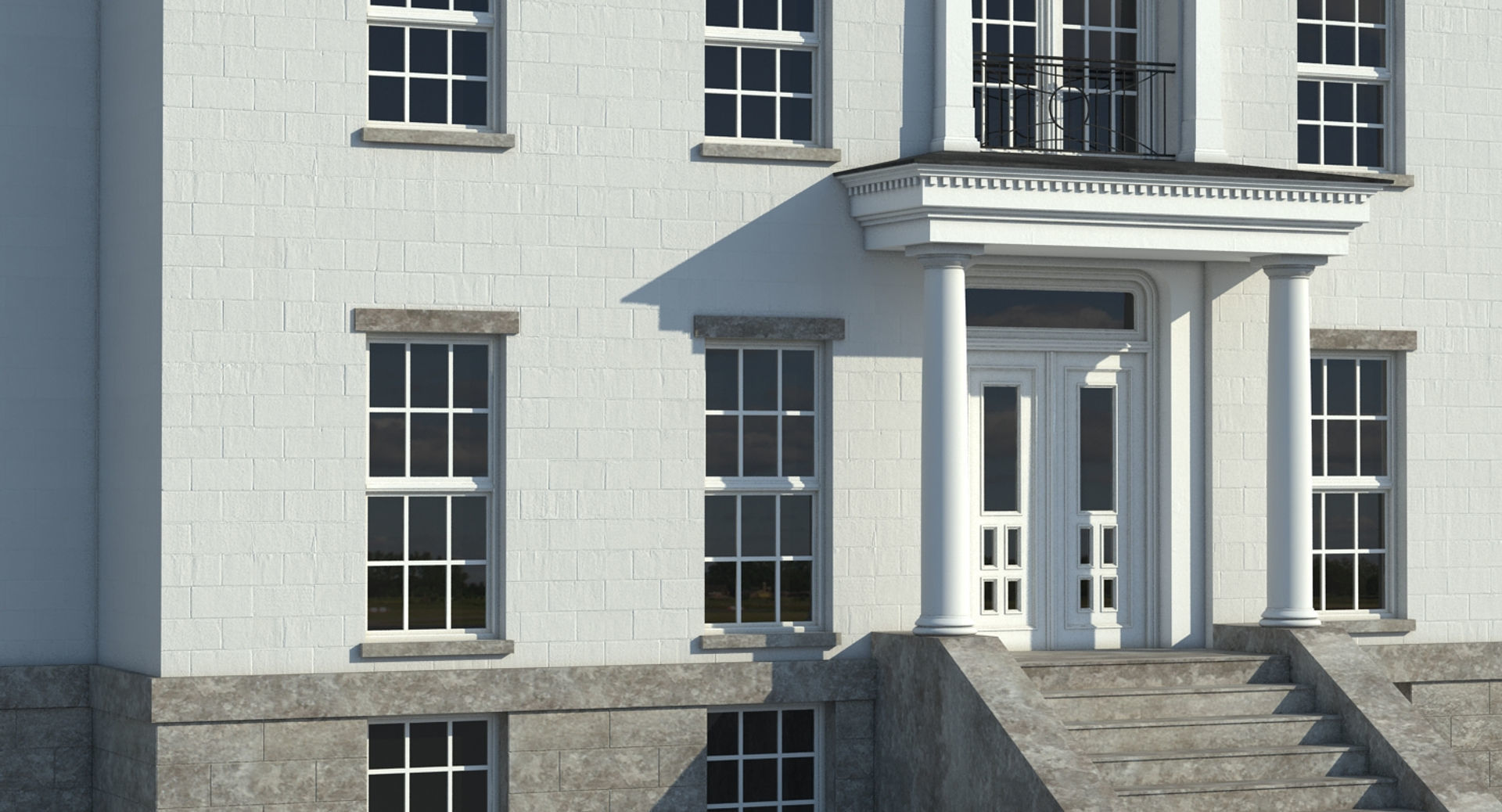 Mansion House 3D model_3