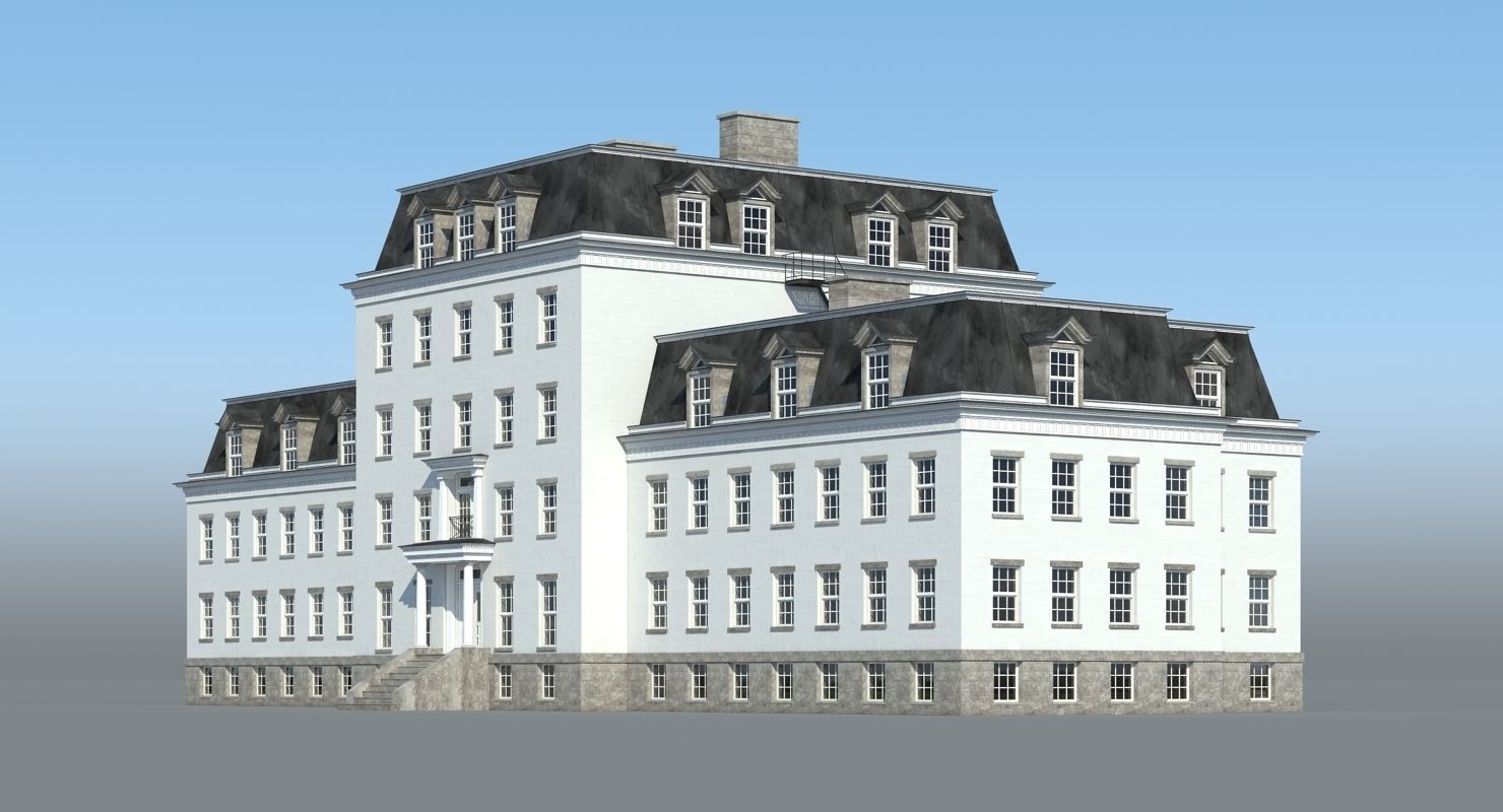 Mansion House 3D model_11