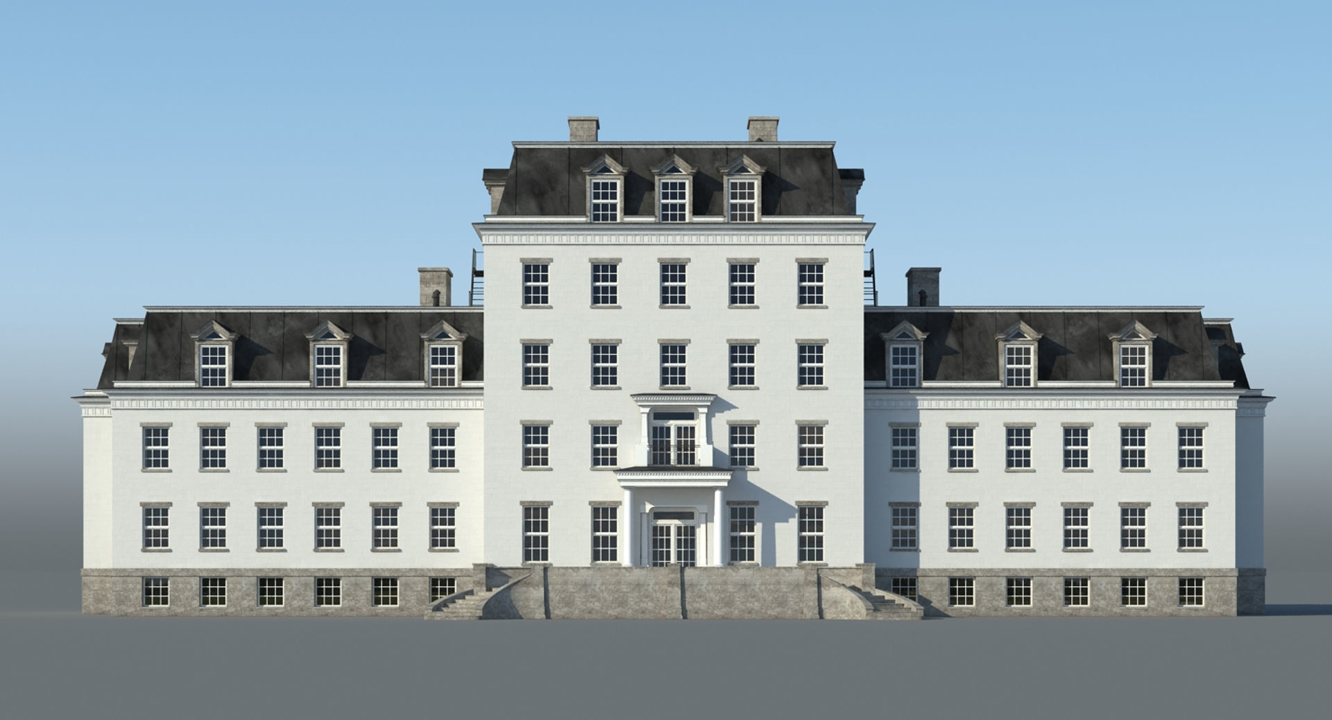 Mansion House 3D model_1