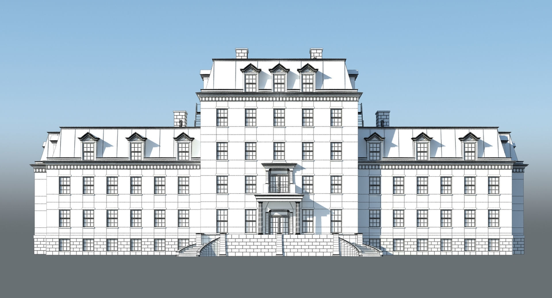 Mansion House 3D model_13