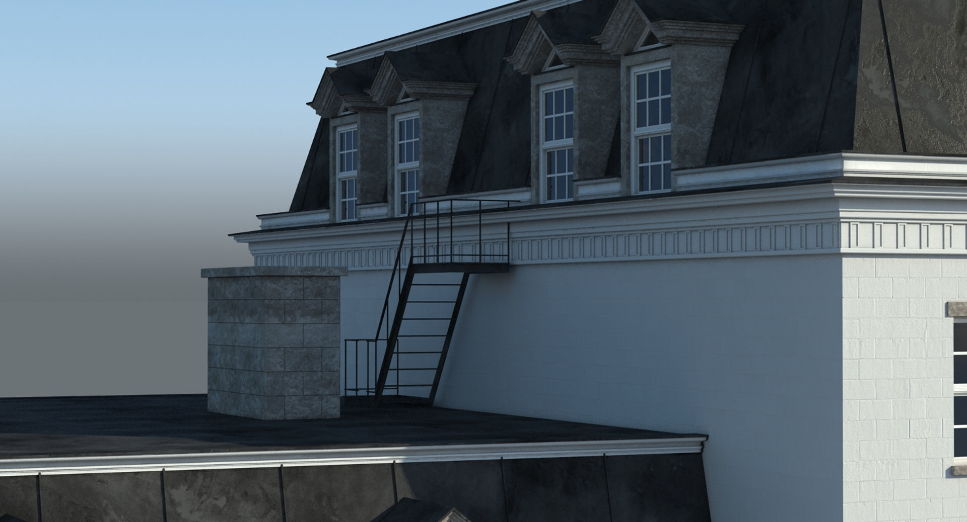 Mansion House 3D model_6