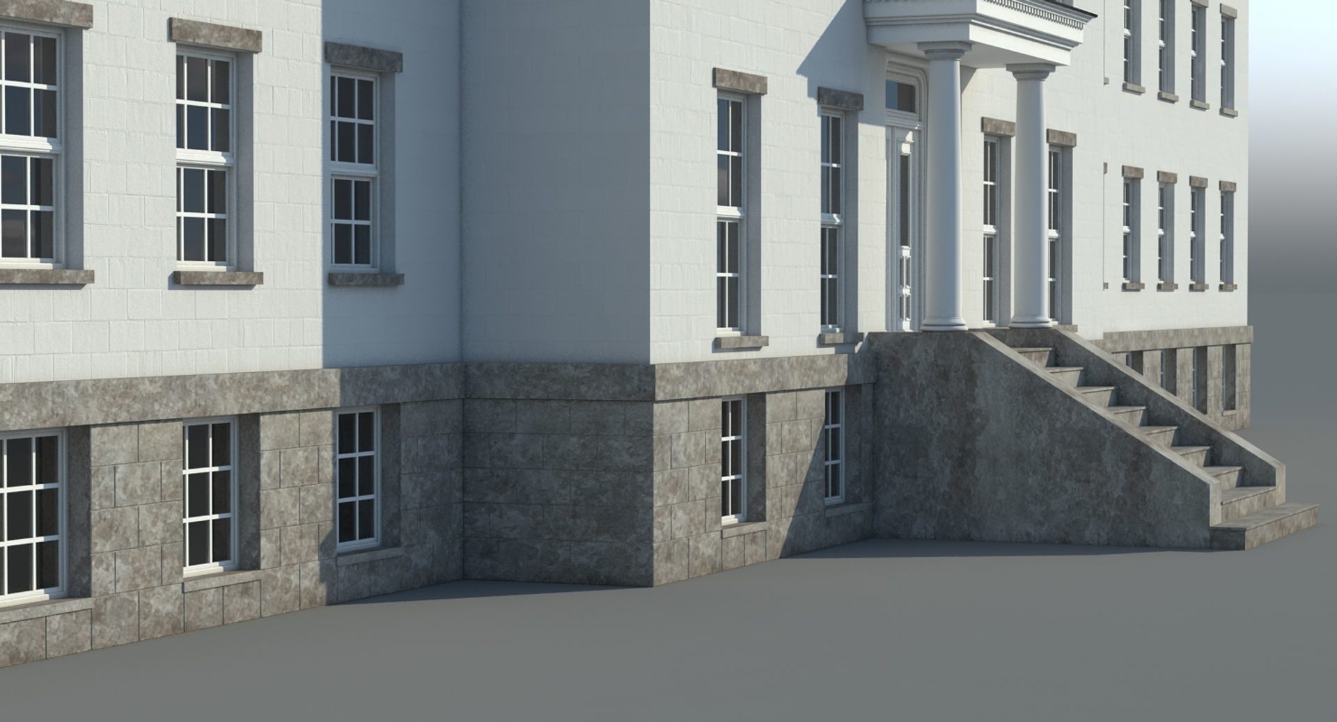Mansion House 3D model_4