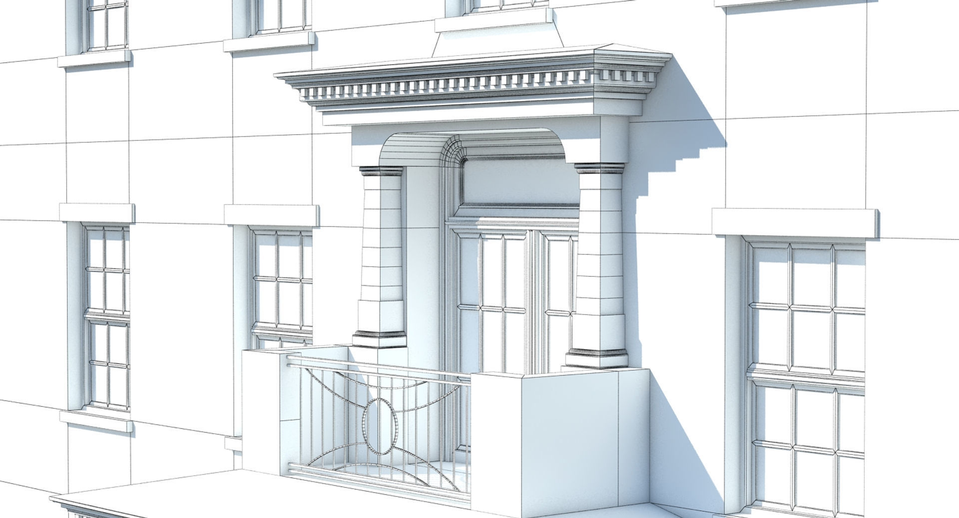 Mansion House 3D model_14