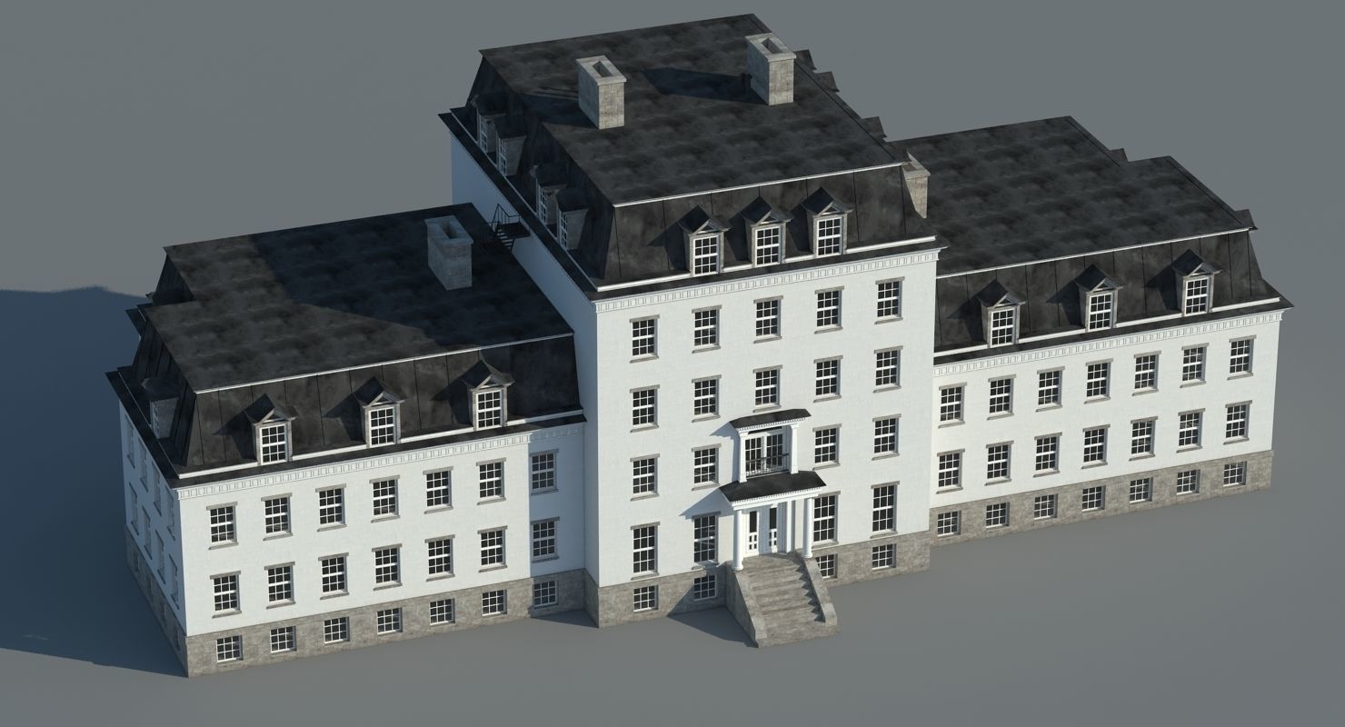 Mansion House 3D model_7