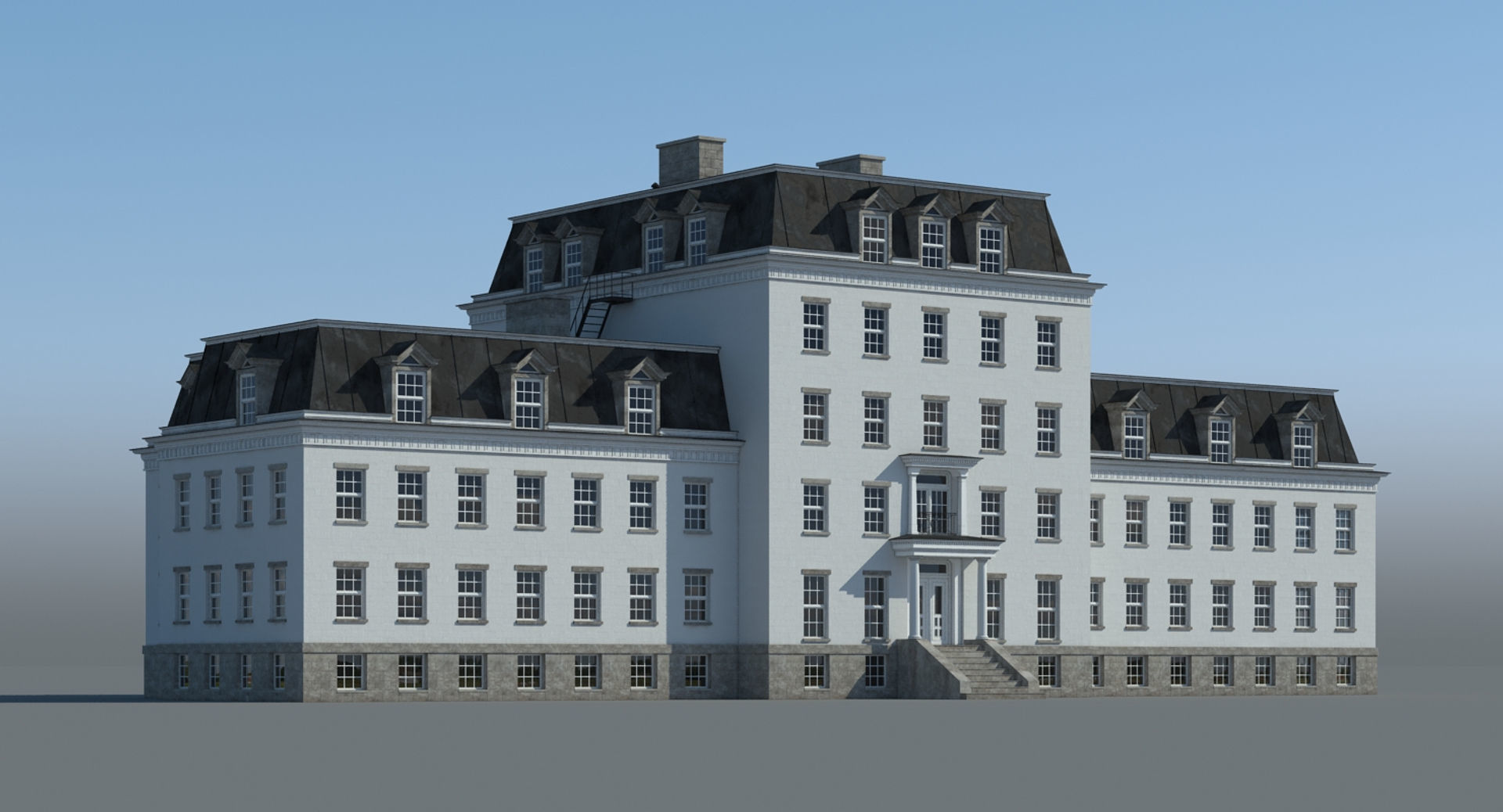 Mansion House 3D model_8