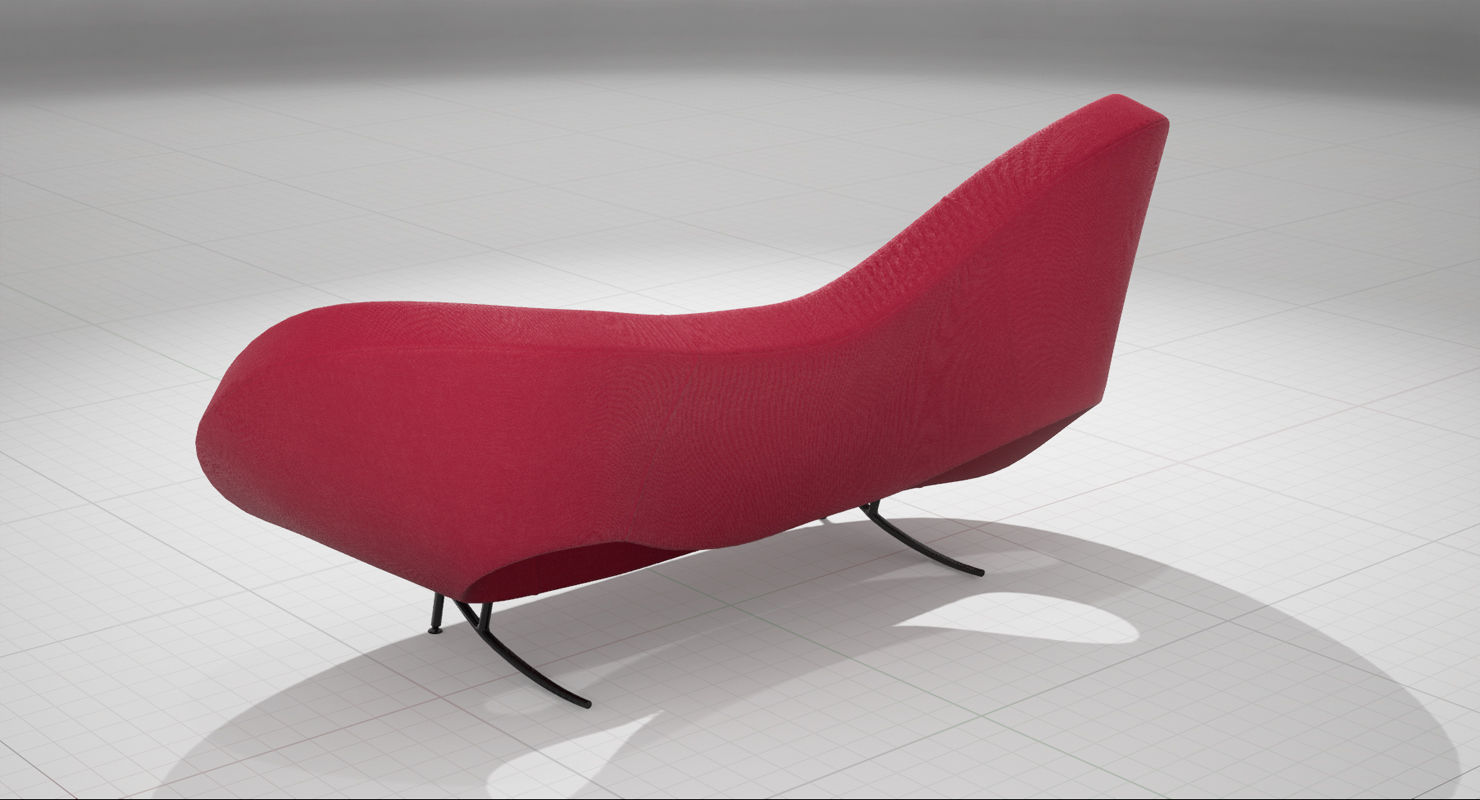 Victoria and Albert Sofa 290 UE4 Low-poly 3D model_7