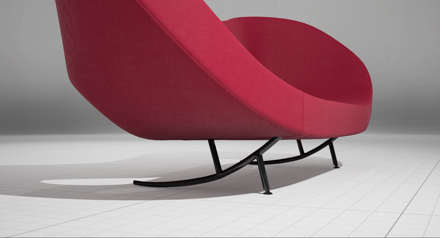 Victoria and Albert Sofa 290 UE4 Low-poly 3D model_1