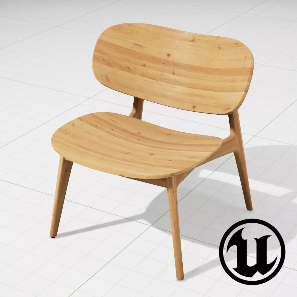 PLC Lounge UE4 Low-poly 3D model_0