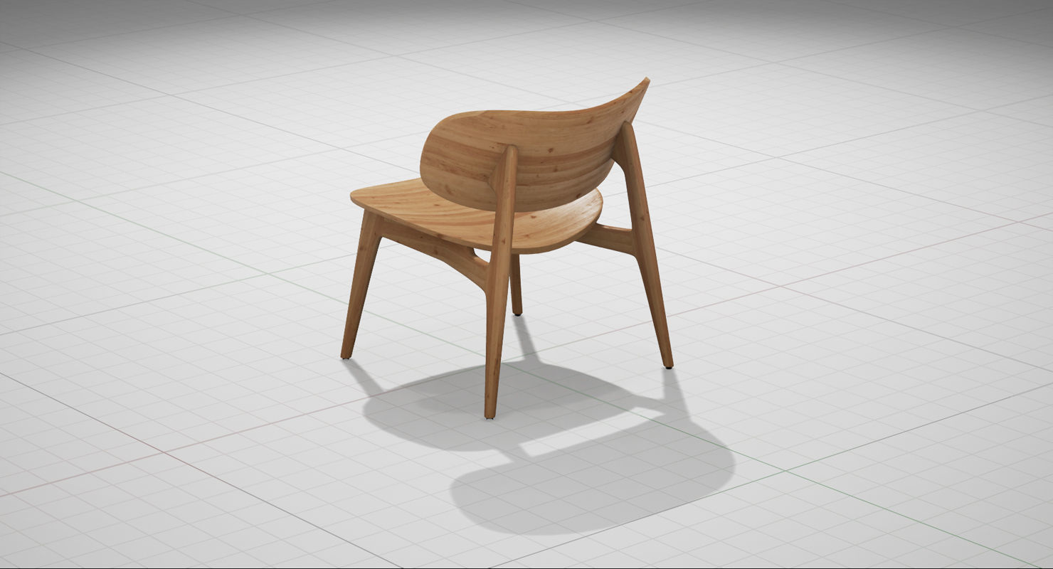 PLC Lounge UE4 Low-poly 3D model_6