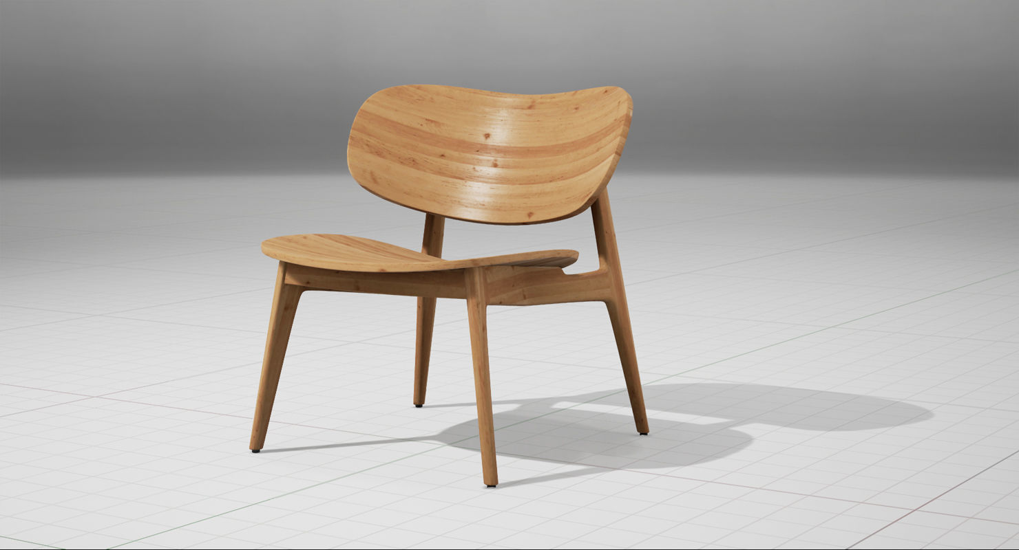 PLC Lounge UE4 Low-poly 3D model_8