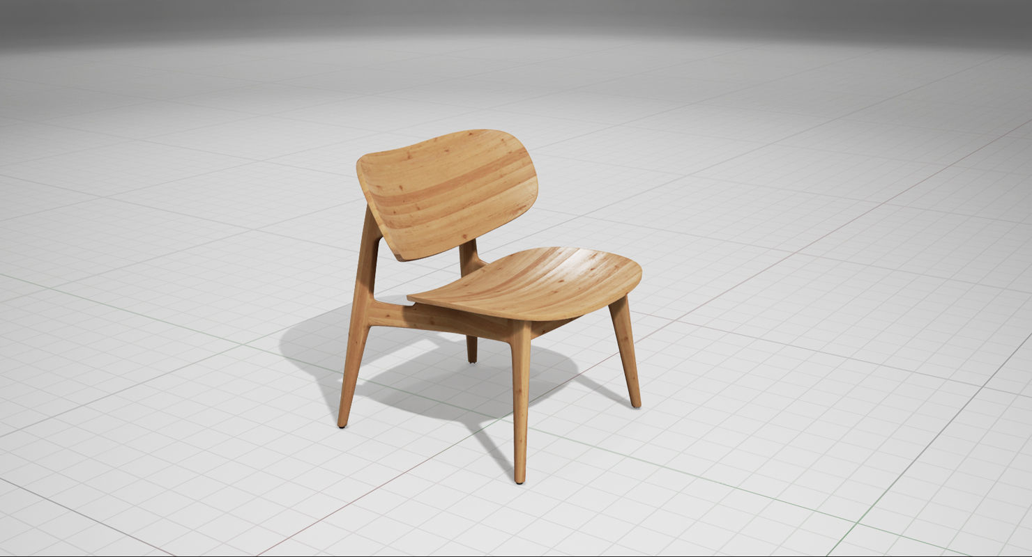 PLC Lounge UE4 Low-poly 3D model_5