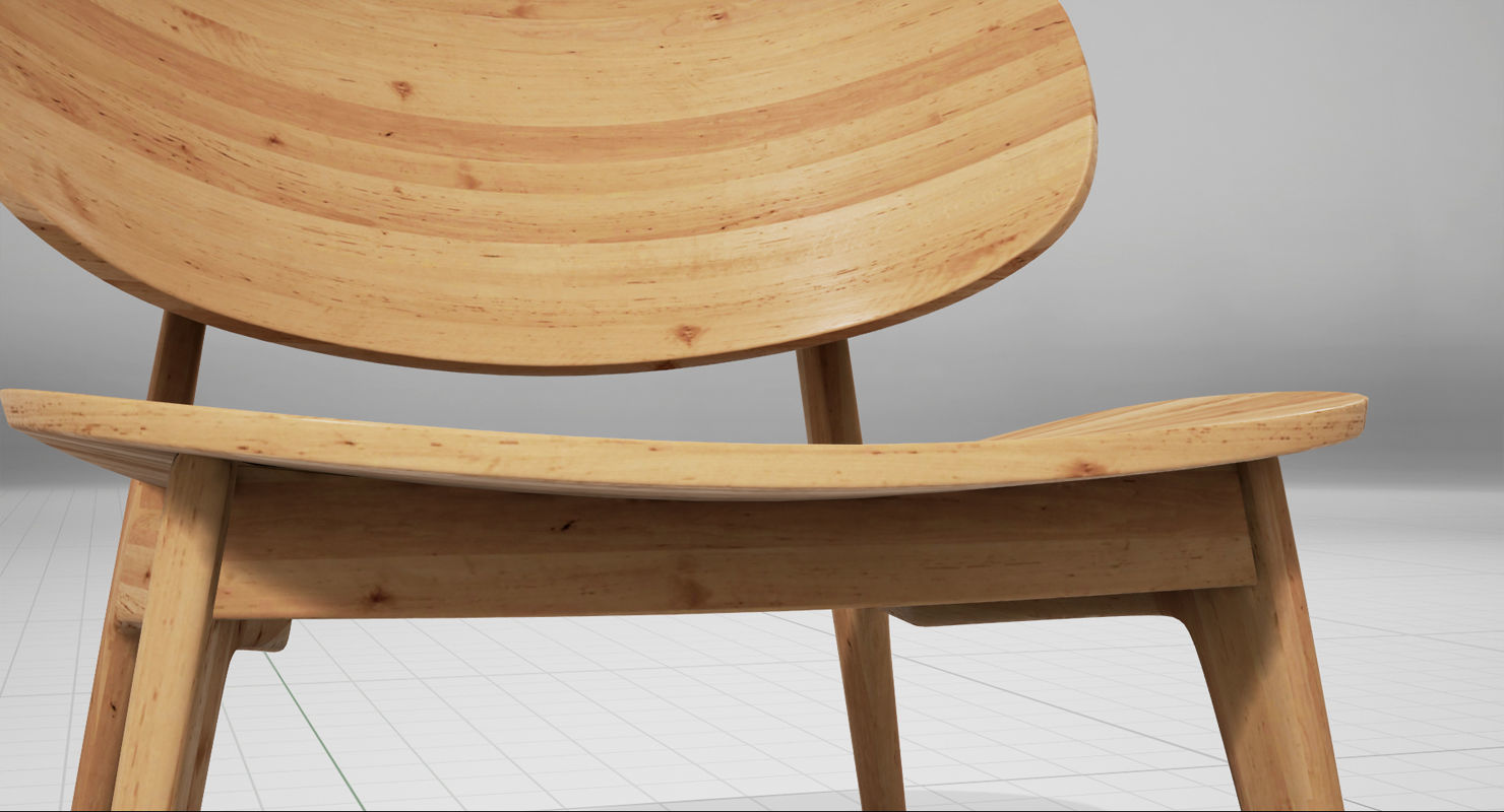 PLC Lounge UE4 Low-poly 3D model_1