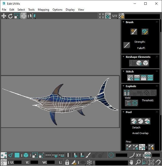 Fishes Set 3D model_43