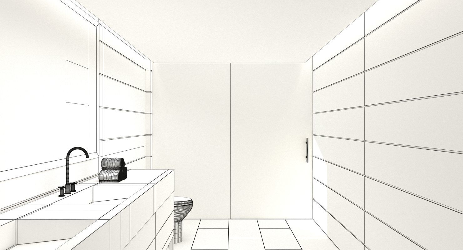 Bathroom 002 3D model_6