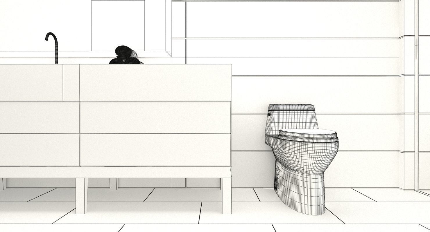 Bathroom 002 3D model_9