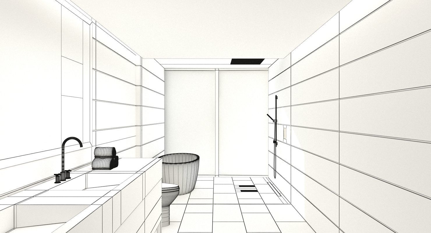 Bathroom 002 3D model_7
