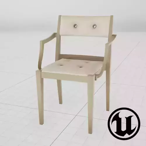 Dedon Play Chair UE4 3D model