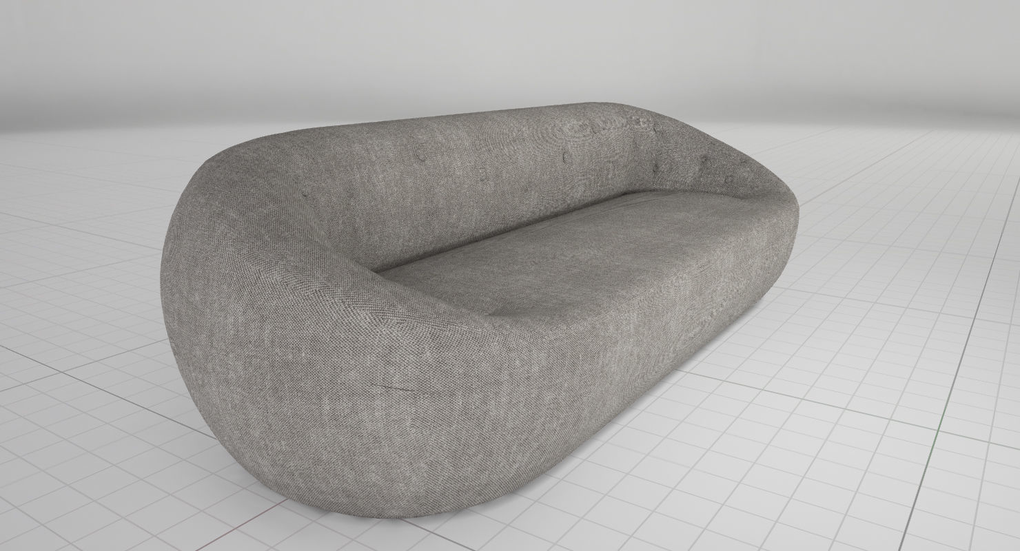 Capsule Sofa Ceres UE4 Low-poly 3D model_6