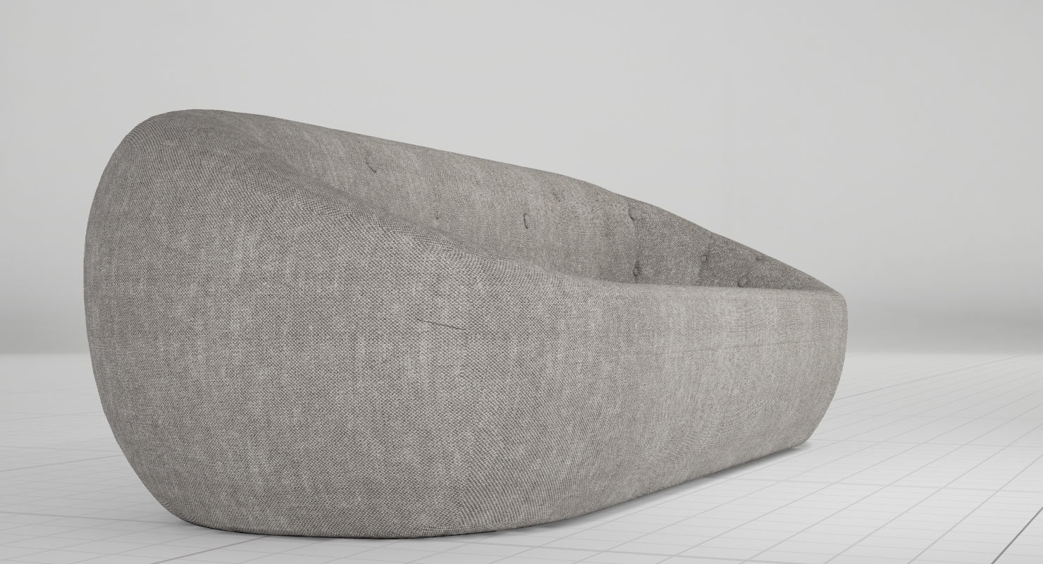 Capsule Sofa Ceres UE4 Low-poly 3D model_1