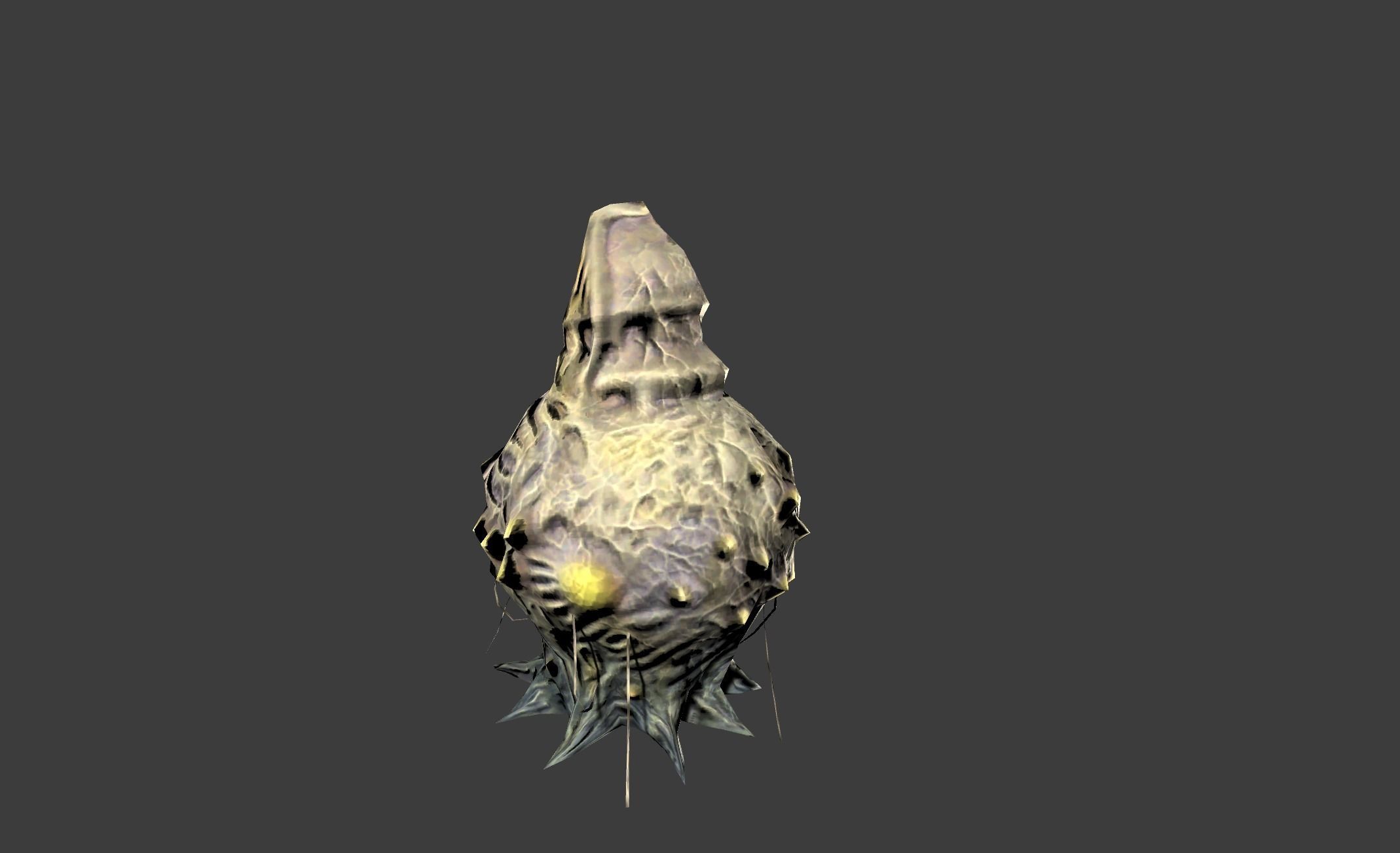 Alien Moth Hive Bug Low-poly 3D model_17