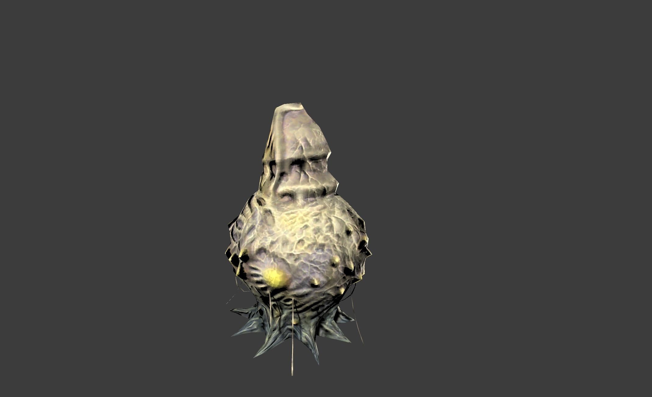 Alien Moth Hive Bug Low-poly 3D model_14