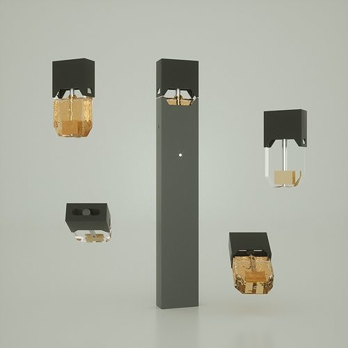JUUL Vap 3d model PBR Low-poly 3D model