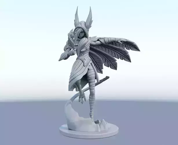 xayah League of Legends 3D print model