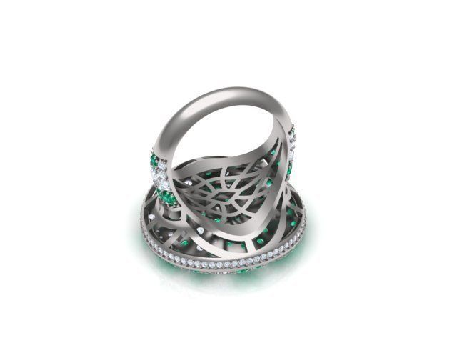 Beautiful ring 3D print model_2