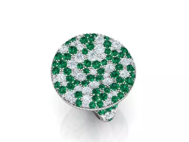 Beautiful ring 3D print model_0