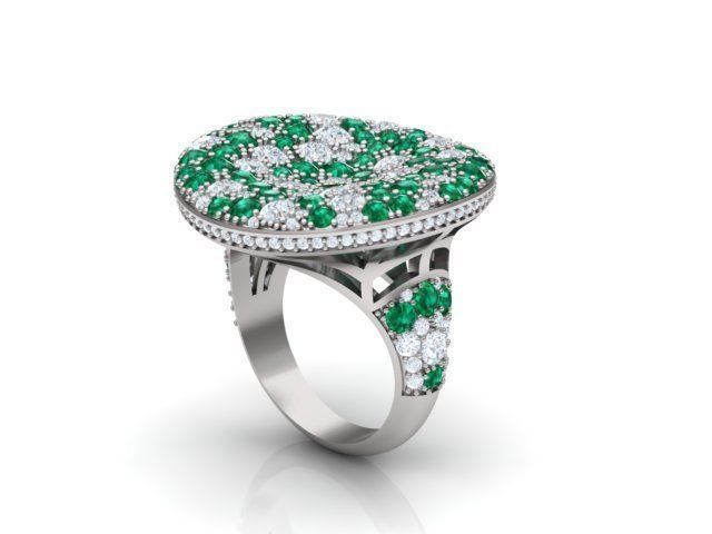 Beautiful ring 3D print model_1