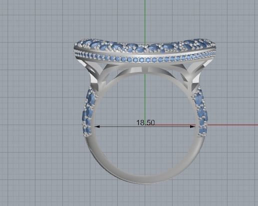 Beautiful ring 3D print model_9