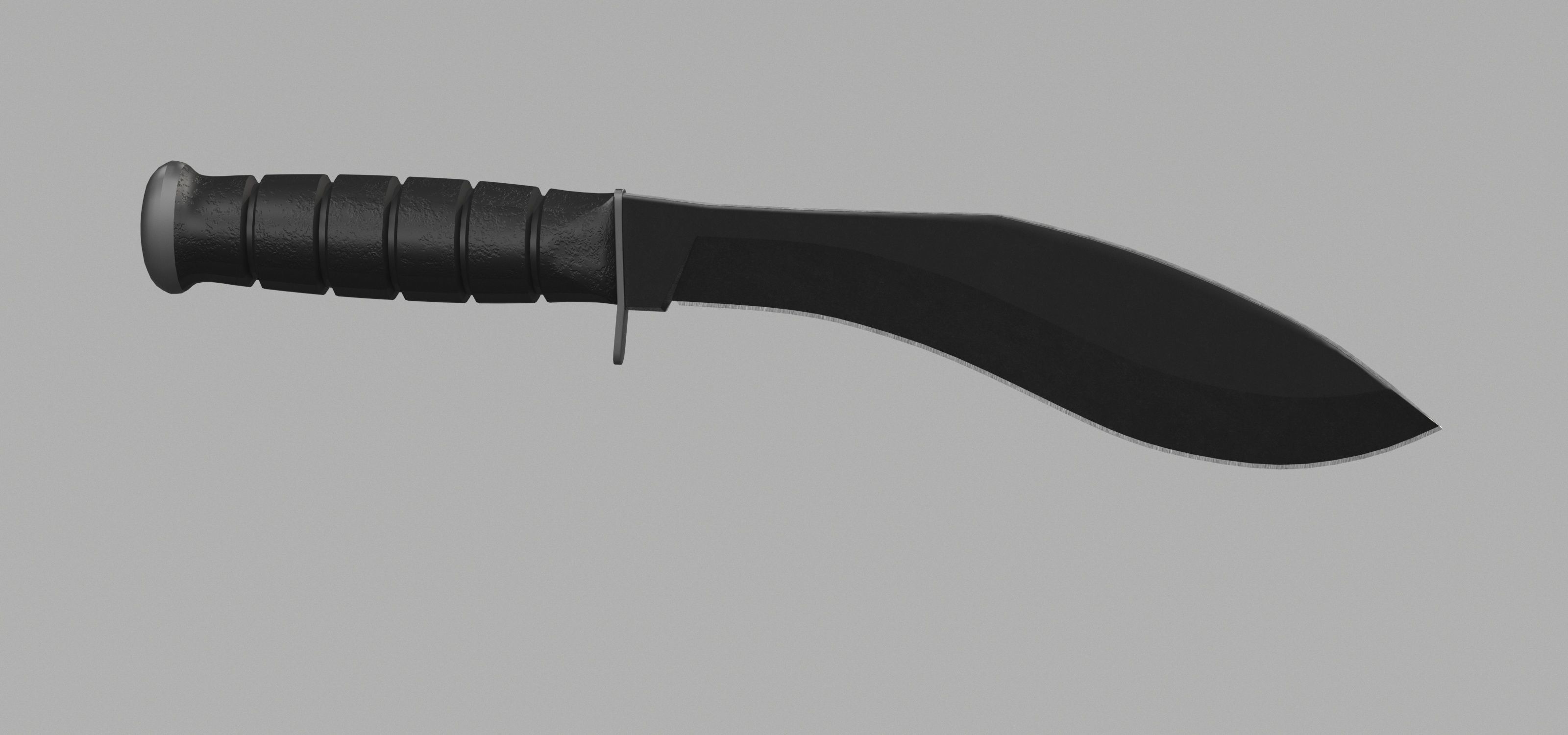 Knife of KA-BAR 3D model_2