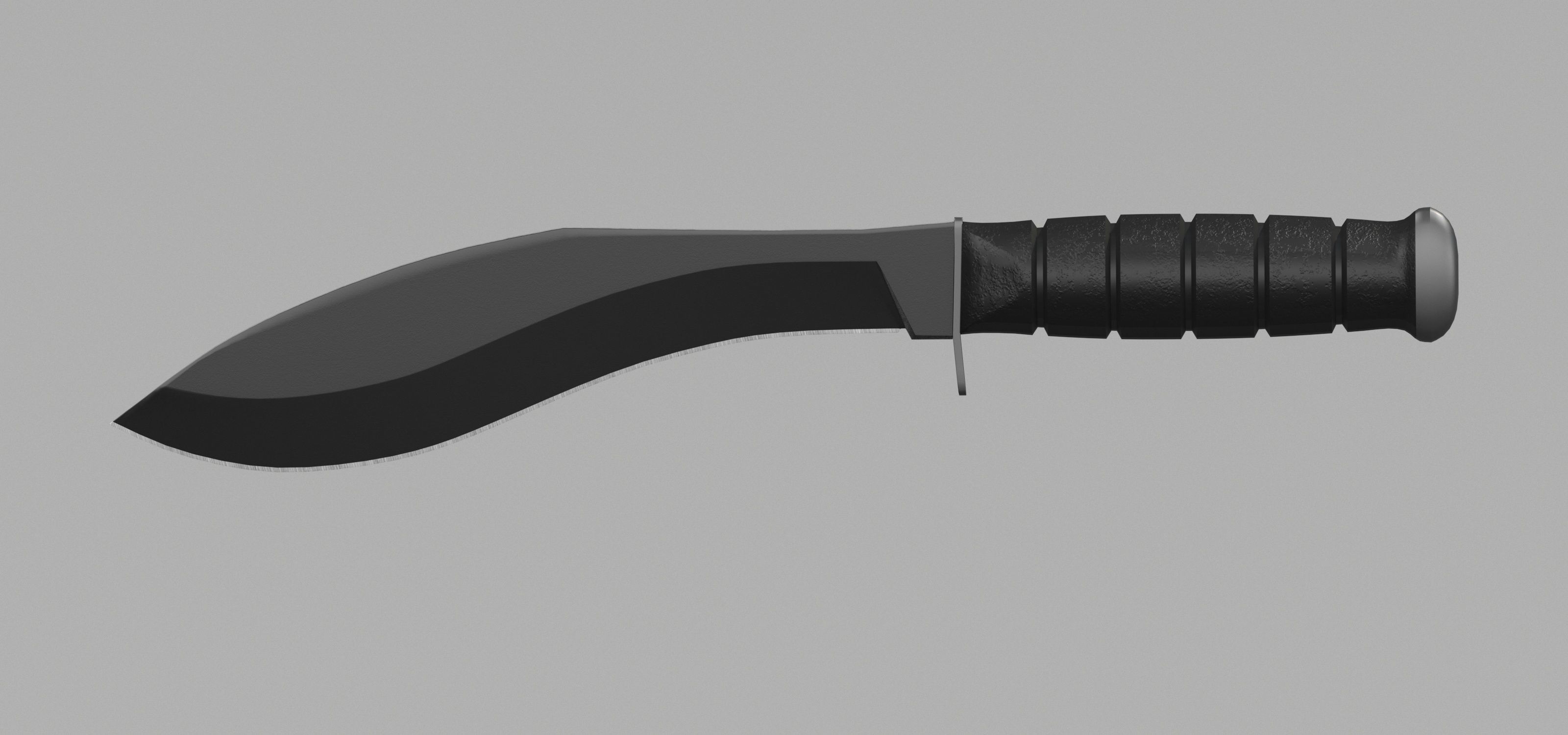 Knife of KA-BAR 3D model_1