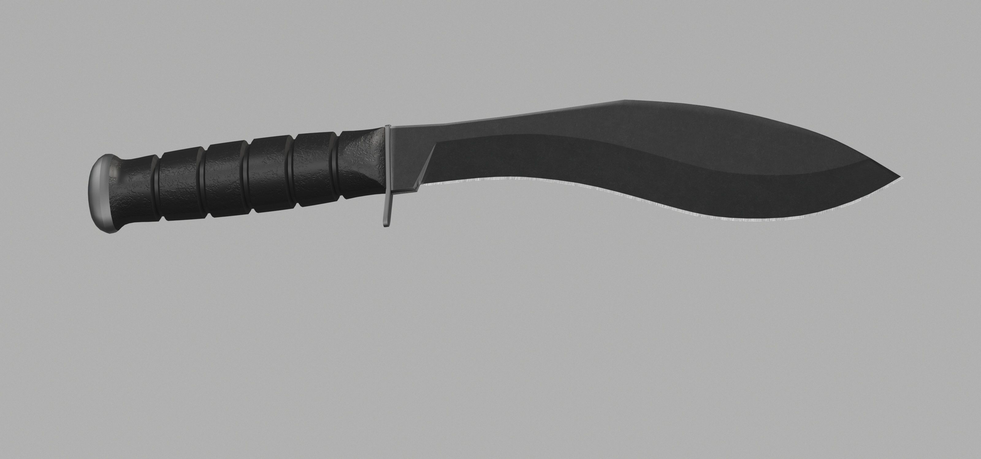 Knife of KA-BAR 3D model_3