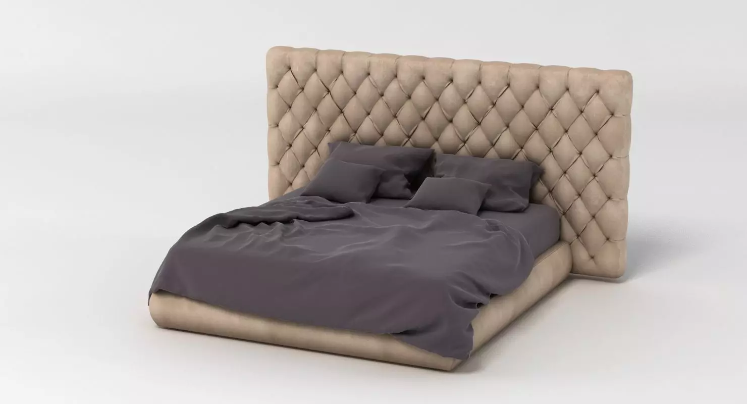 Baxter Bed 002 3D model_0