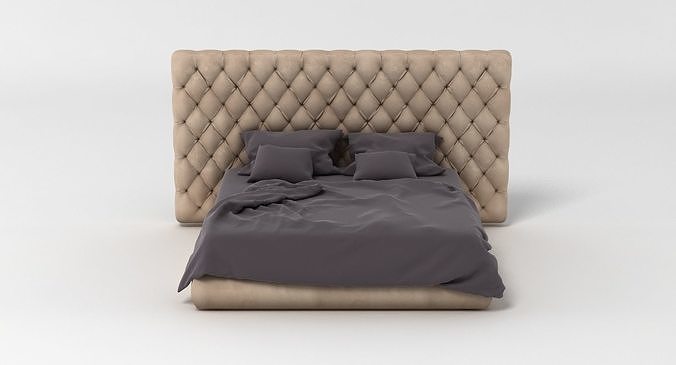 Baxter Bed 002 3D model 2