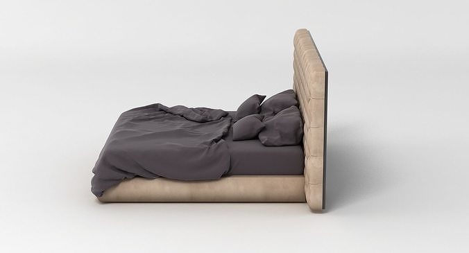 Baxter Bed 002 3D model 4