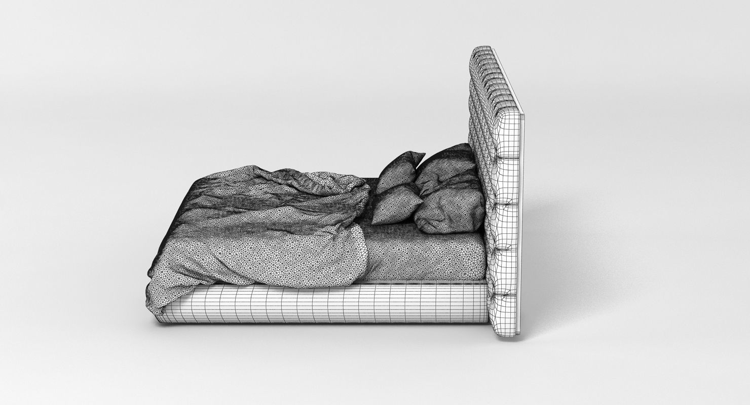 Baxter Bed 002 3D model_8