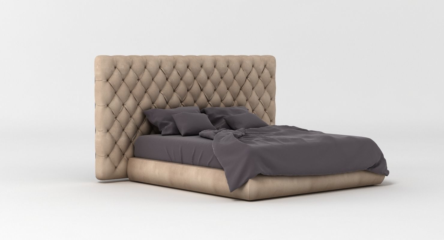 Baxter Bed 002 3D model_2