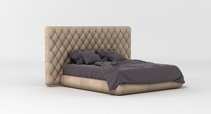 Baxter Bed 002 3D model 3