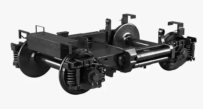 Train Undercarriage 3D model