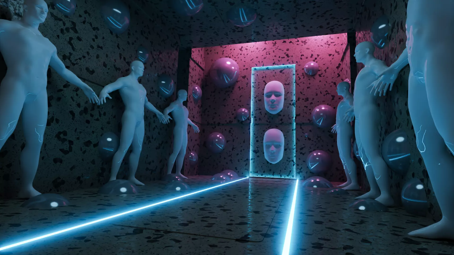 3d Abstract environment 3D model_0