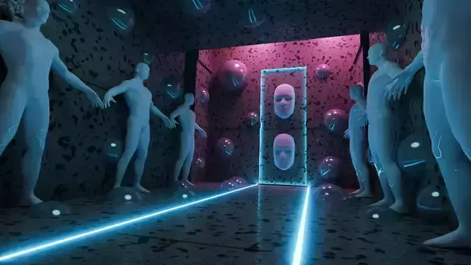 3d Abstract environment