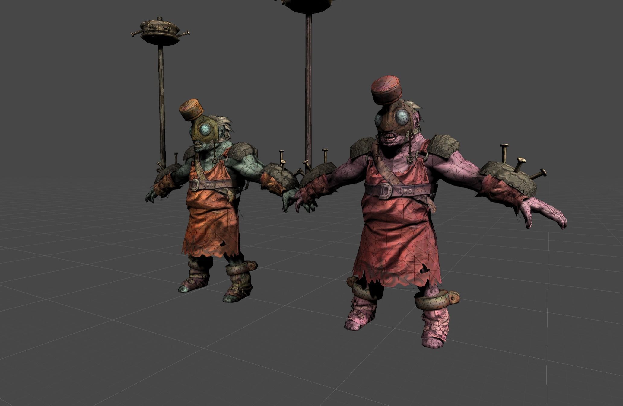 Mutant Troll Fighter Low-poly 3D model_18