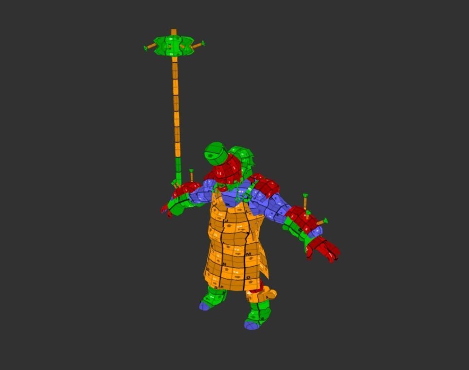 Mutant Troll Fighter Low-poly 3D model_4