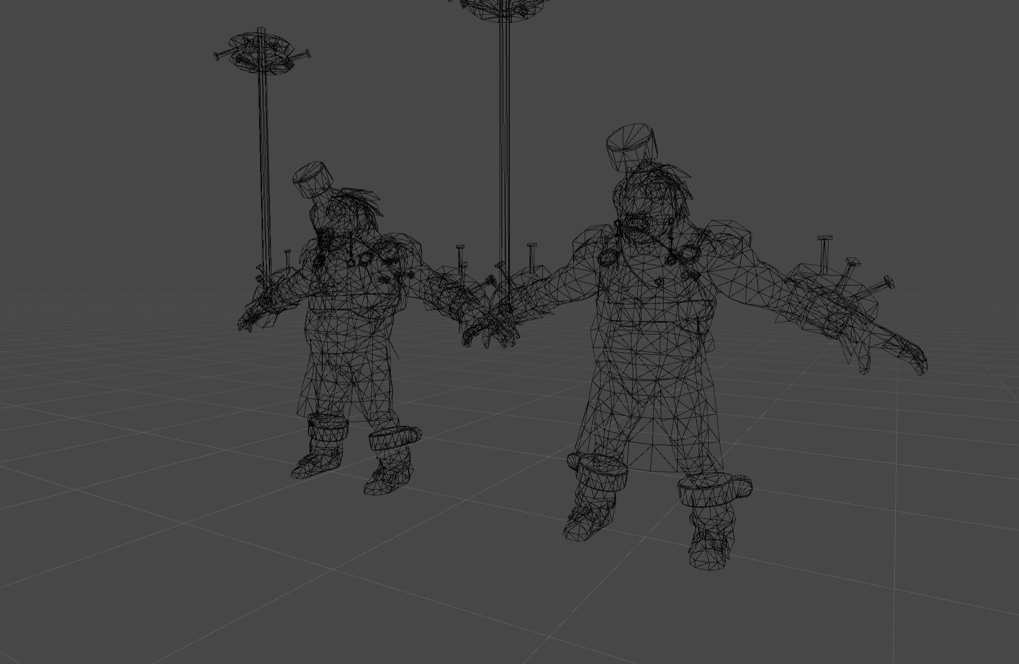 Mutant Troll Fighter Low-poly 3D model_7